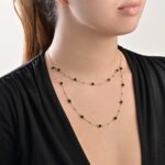 Daily Dazzle Gold Necklace with Colored Stones - Image 2