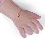 Kids exotic Cherry Bracelet with Enamel - Image 2