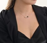 Daily Dazzle Gold Necklace with Pearls - Image 2