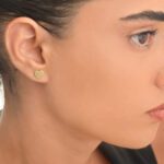 Daily Dazzle Summer Heart Gold Earrings - Image 2