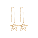 Daily Dazzle Starfish Gold Earrings