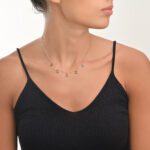 Daily Dazzle Summer Cherry Gold Necklace set with enamel - Image 2