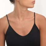 Zodiac Cancer Gold Necklace - Image 2