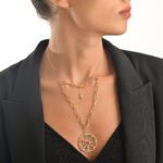 Spider Web Gold Necklace - Image 2