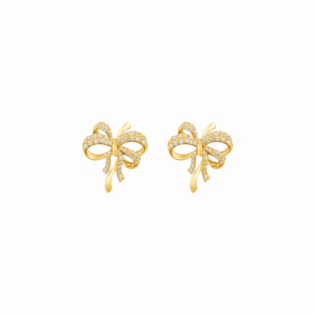 Paved earring, Diamond Earrings for Mom, Winter Earrings