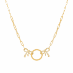 White gold necklace