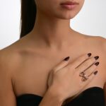 Ruban Diamond Ring With Pink Sapphire - Image 2