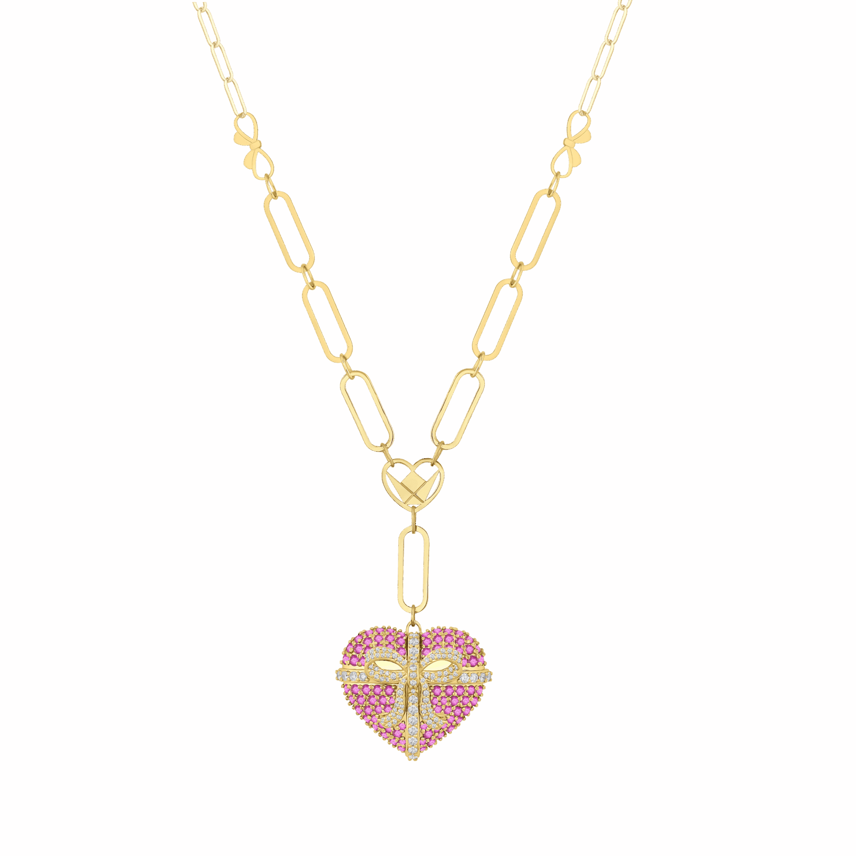 FDPVRW6557BP1FA1ADRSY Mon Amour Ruban Diamond Necklace - Image 1
