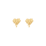 Mon Amour Ruban Gold Earrings