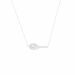 Tennis Racquet Gold Necklace