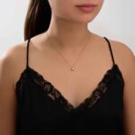 Tennis Racquet Gold Necklace - Image 2