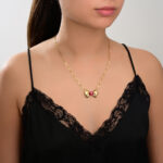 Mon Amour Ruban Gold Necklace - Image 2