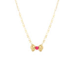 Mon Amour Ruban Gold Necklace