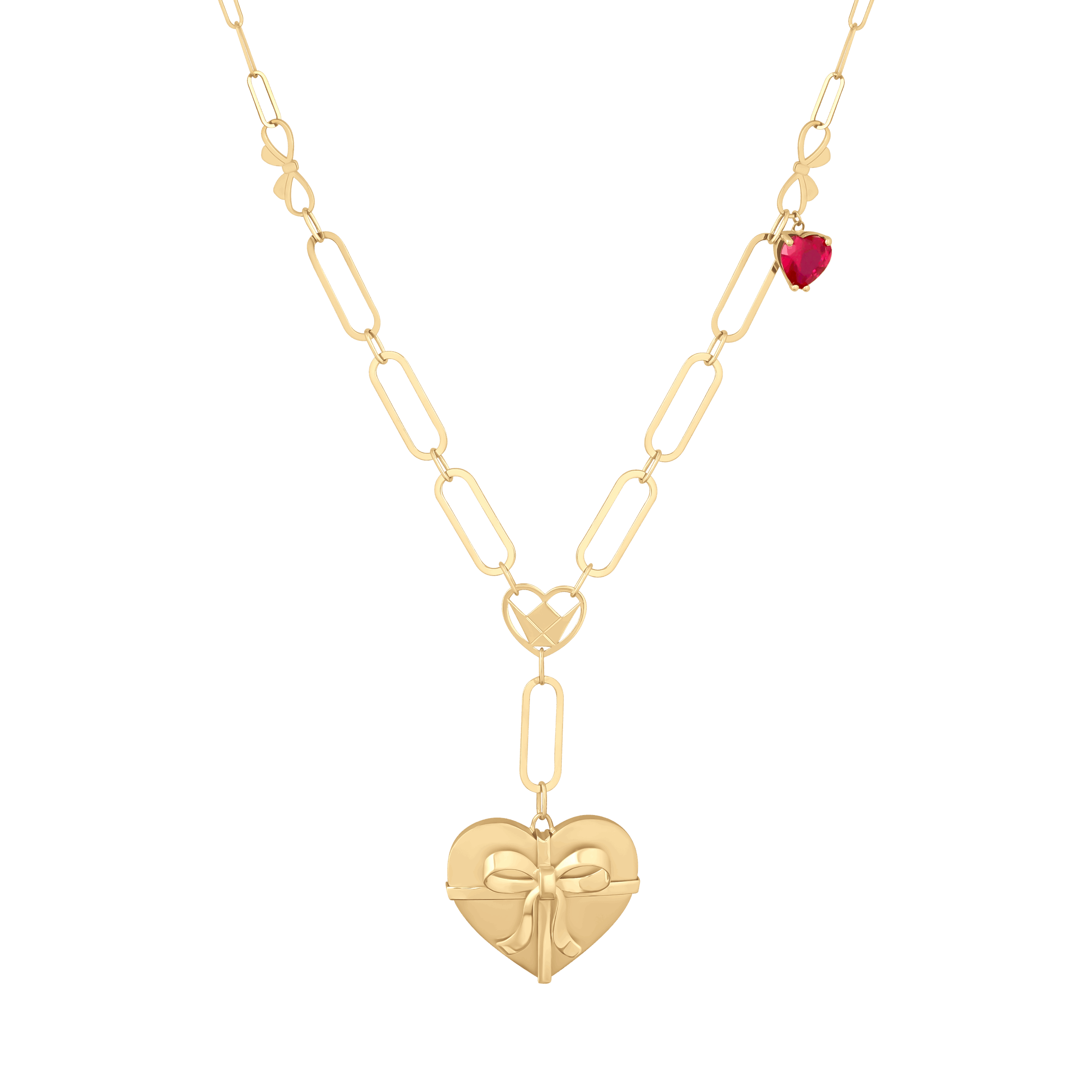 FGPVRW6557BH5010P000Y Mon Amour Ruban Gold Necklace - Image 1