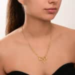 Mon Amour Ruban Gold Necklace - Image 2