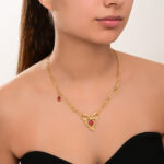 Mon Amour Ruban Gold Necklace - Image 2
