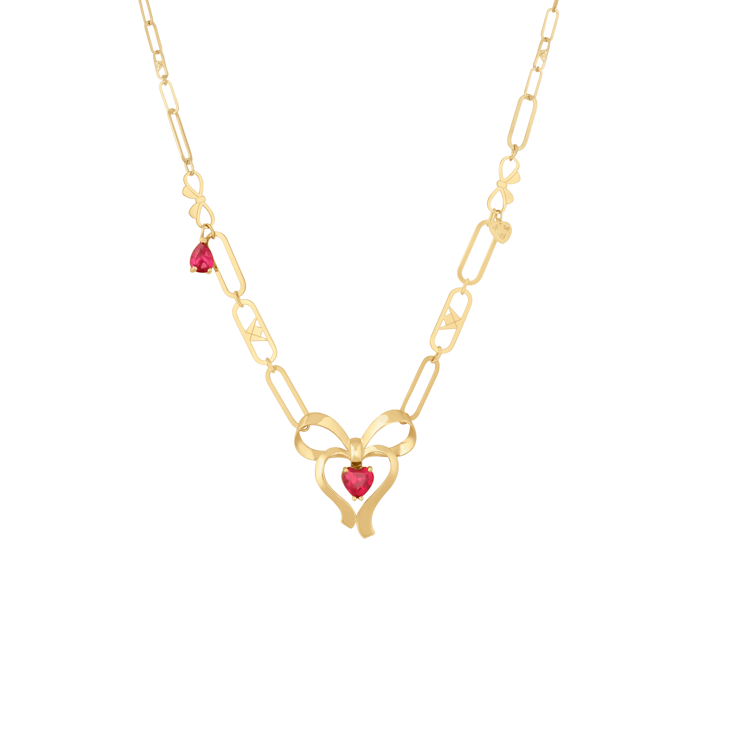 FGPVRW6560AG5010P000Yl Mon Amour Ruban Gold Necklace - Image 1