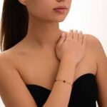 Red Hearts Gold Bracelet - Image 2