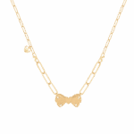 Mon Amour Ruban Gold Necklace