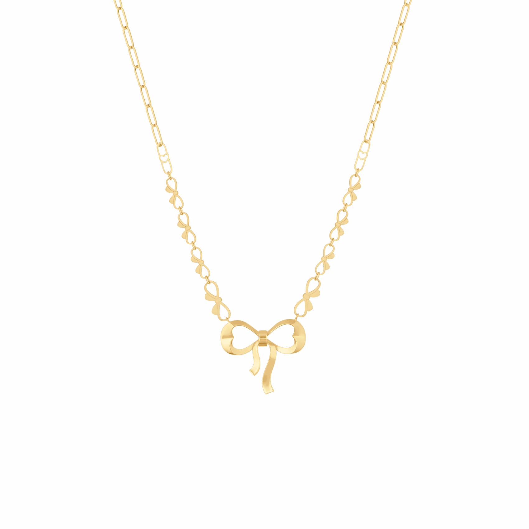 FGPVRW6559AG50H0P000Y Mon Amour Ruban Gold Necklace - Image 1