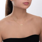 Mon Amour Ruban Gold Necklace - Image 2