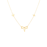 Mon Amour Ruban Gold Necklace