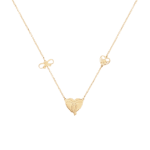 Mon Amour Ruban Gold Necklace