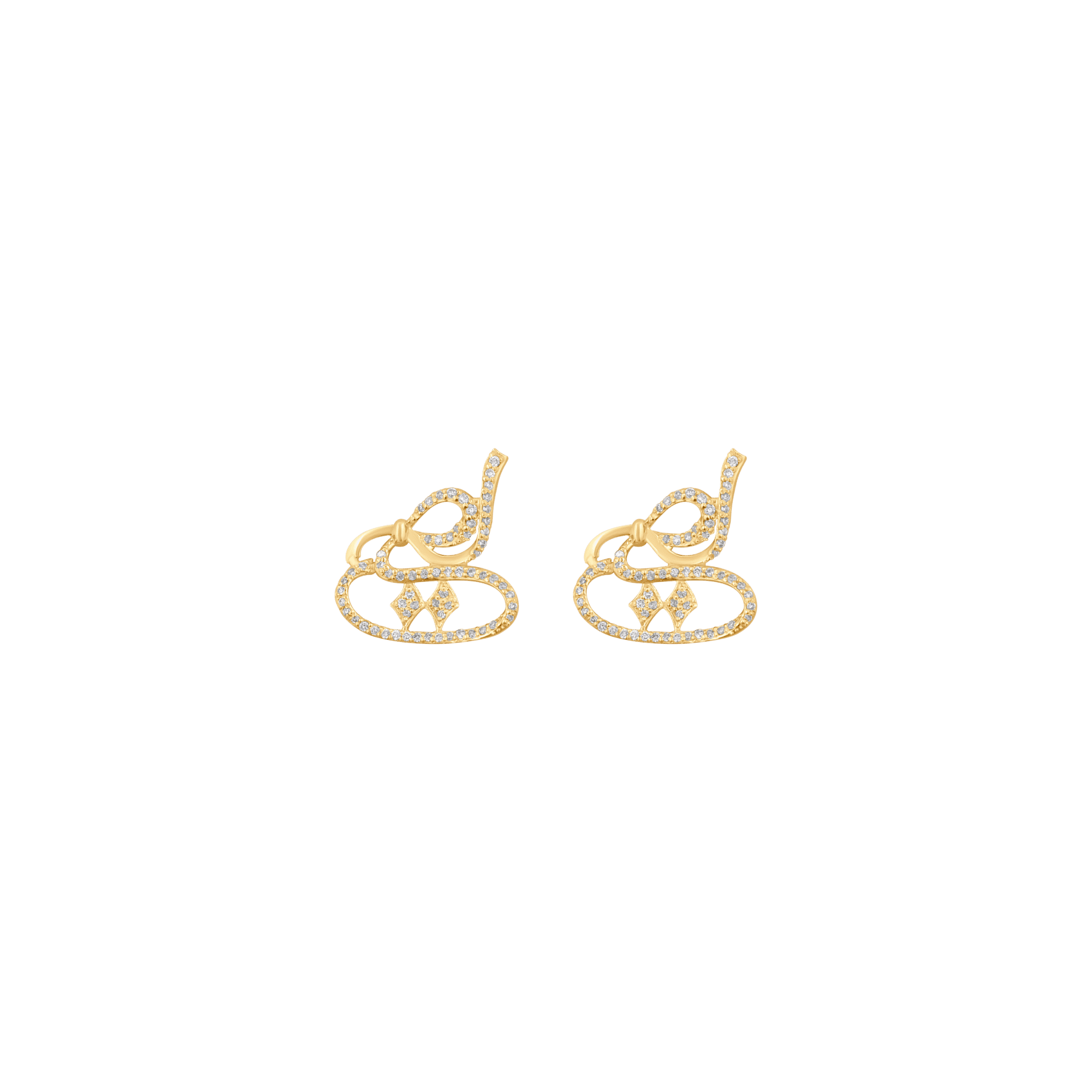 FDEMRW7700AT1FA0ADRSY oummi x ruban diamond earrings - Image 1