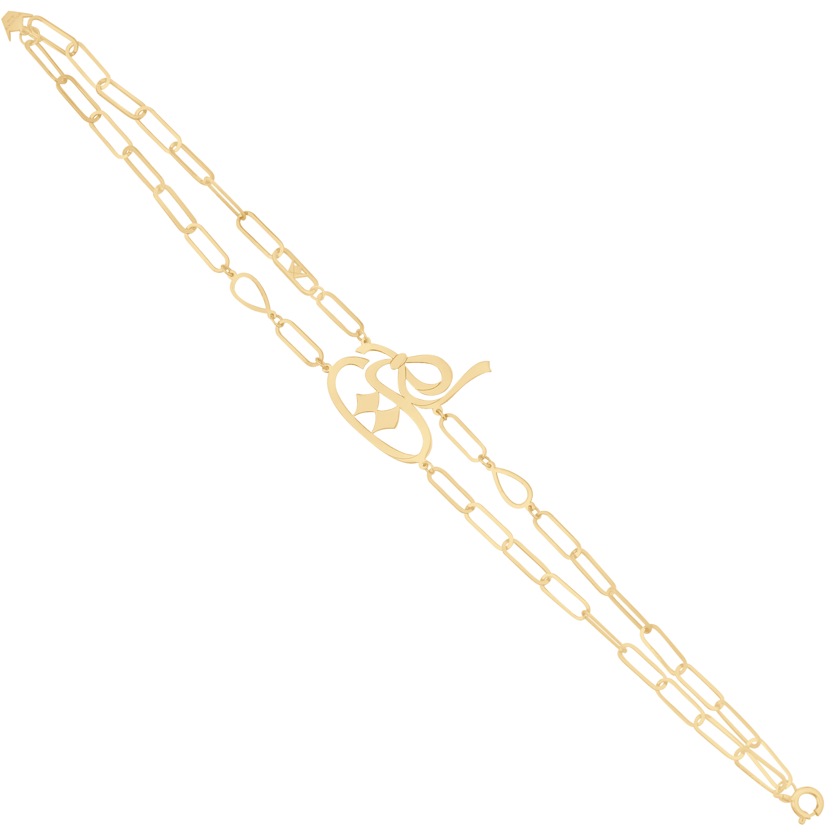 FGBMRW7903AG30H0P000Y Oummi X Ruban Gold Bracelet - Image 1