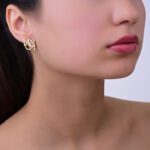 Oummi X Ruban Gold Earrings - Image 2