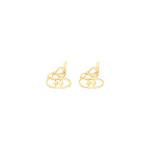 oummi x ruban gold earrings