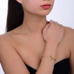 oummi x ruban gold bracelet - Image 2