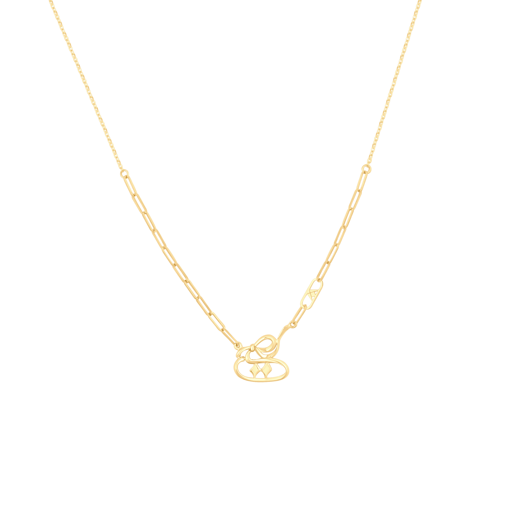 FGPMRW7700AG2010P000Y Oummi X Ruban Gold Necklace - Image 1