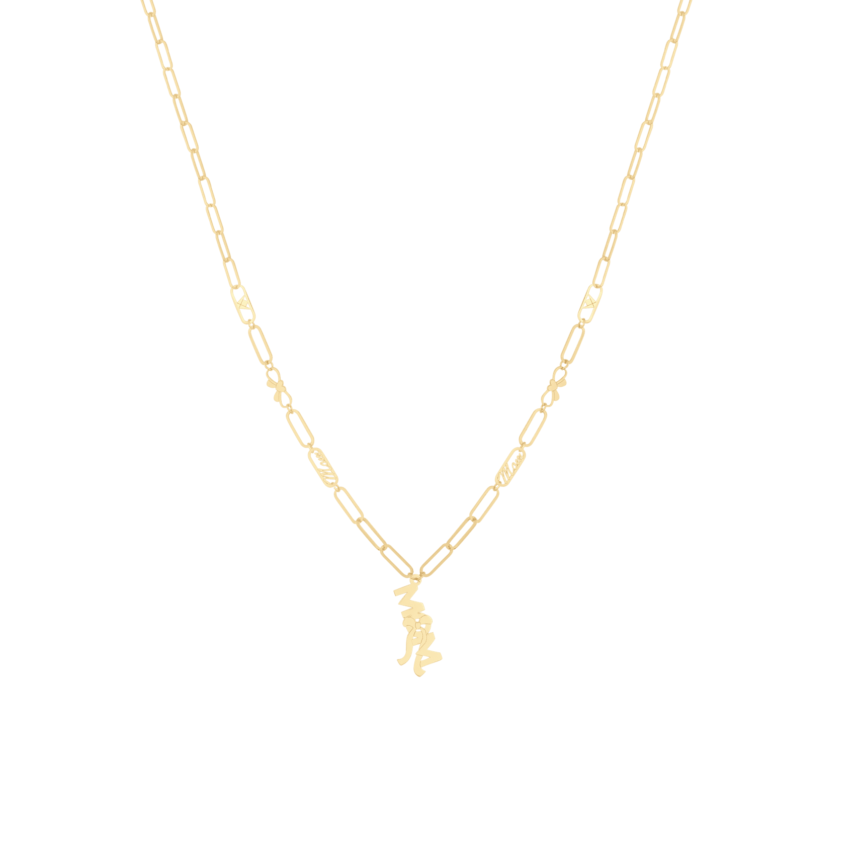 FGPMRW7902AG3010P000Y Oummi X Ruban Gold Necklace - Image 1