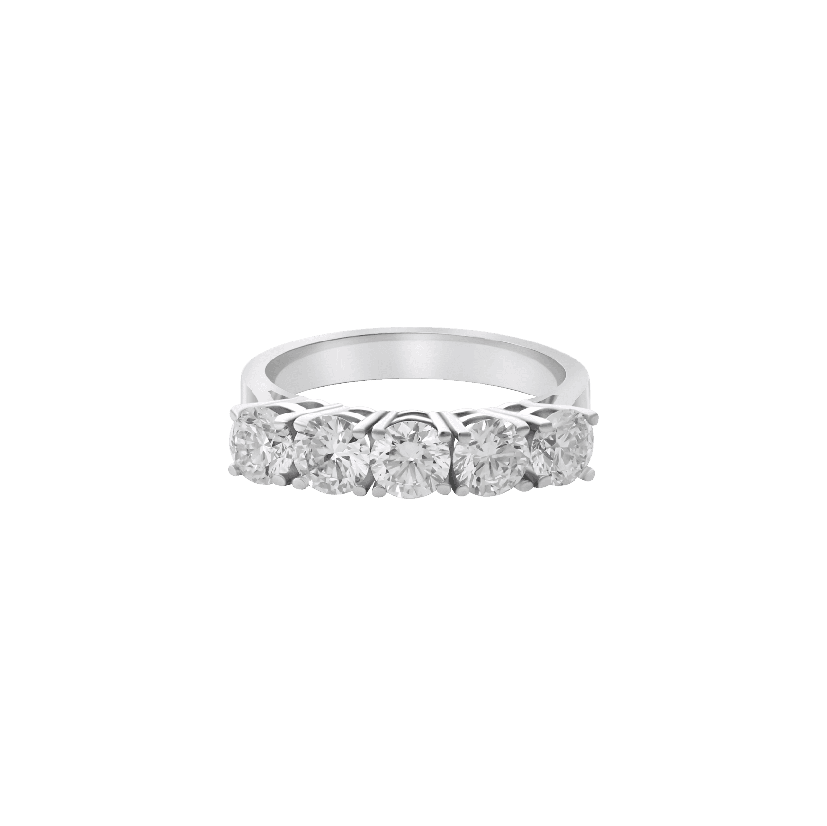 FDMOTW7234AW2Q12PDRSW Diamond Wedding Band - Image 1