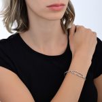 Waves Bridal Collection Diamond Bracelet - Image 2