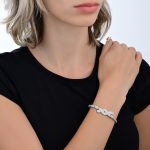 Waves Bridal Collection Diamond Bracelet - Image 2