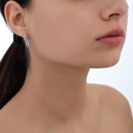 Waves Bridal Collection Diamond Earrings - Image 2