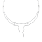 Waves Bridal Diamond Necklace