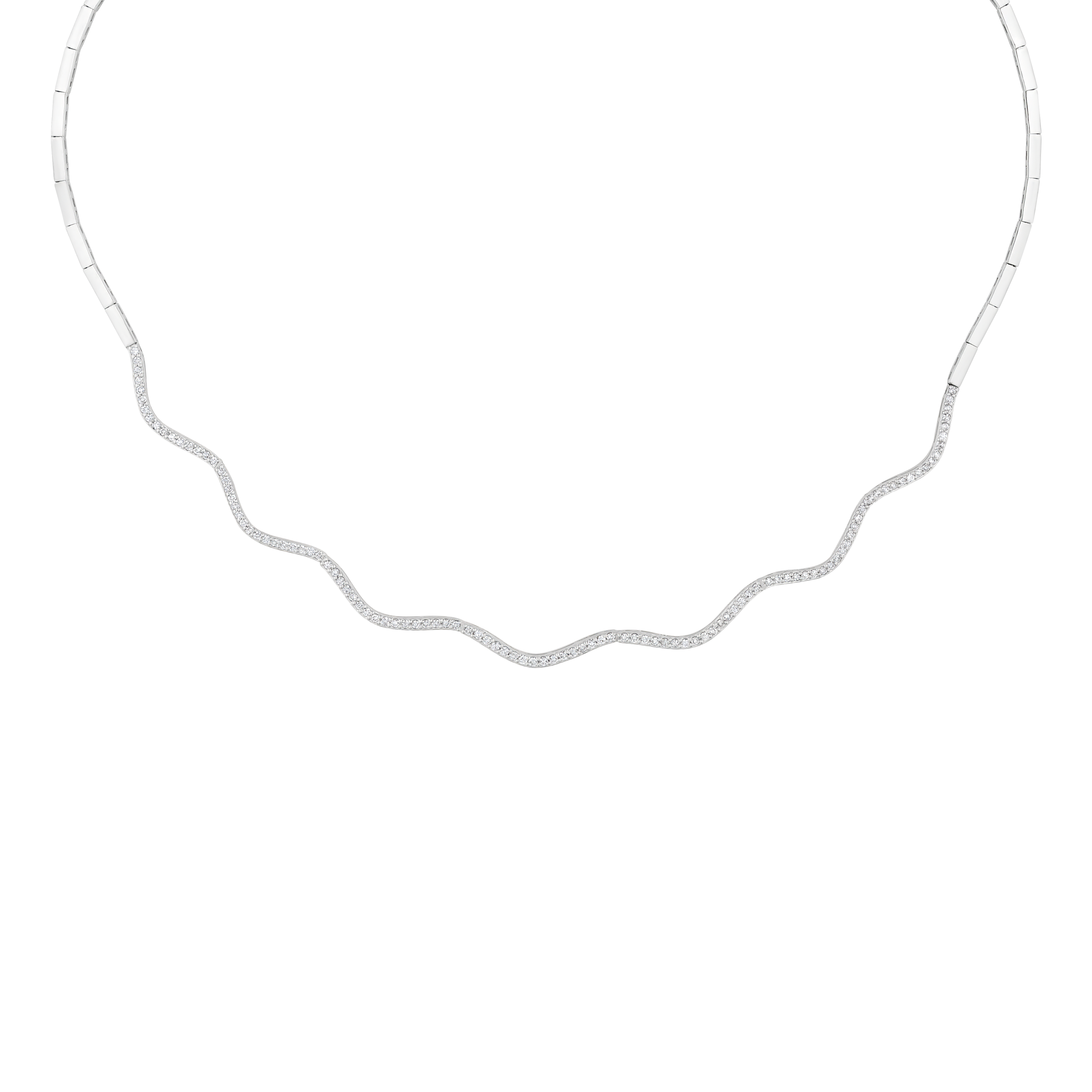FDNWAW4236AT1FA0CDRSW Waves Bridal Collection Diamond Necklace - Image 1