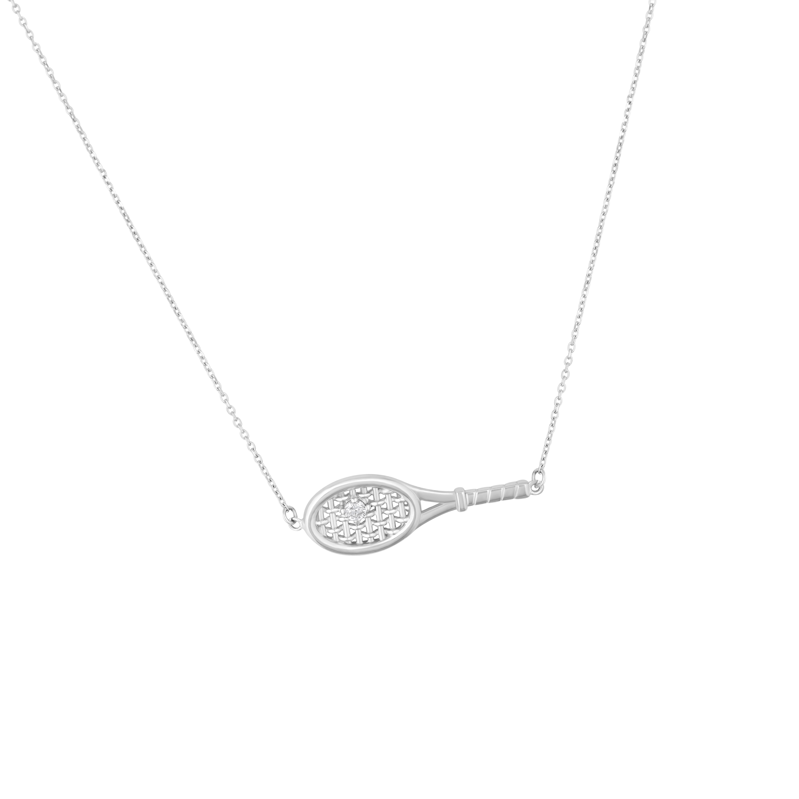 FDPTEW4255CT1QA0JDRSW Tennis Diamond Necklace - Image 1
