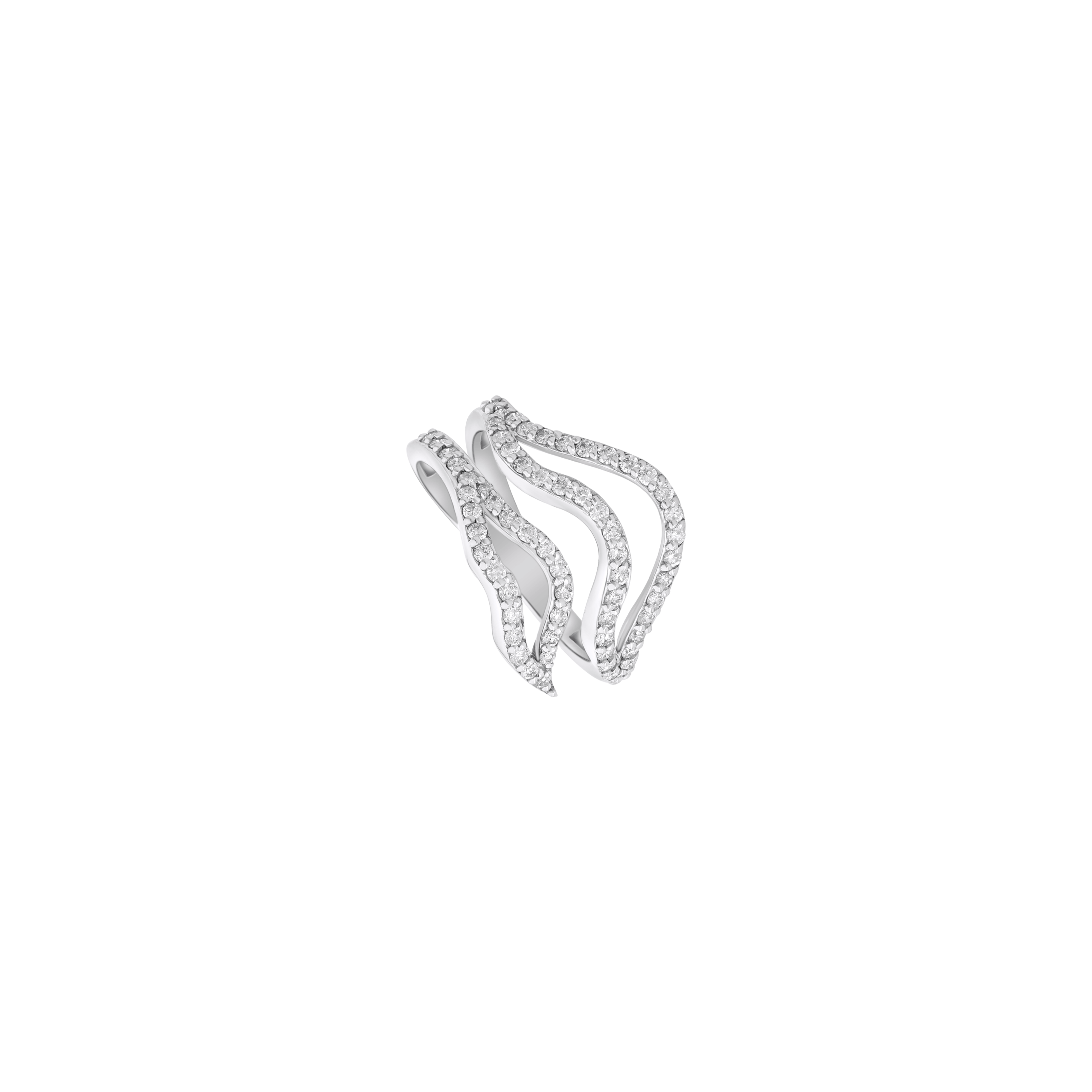 FDRWAW4230AT1F12CDRSW Waves Bridal Collection Diamond Ring - Image 1