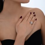 Waves Bridal Collection Diamond Ring - Image 2