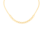 Waves Bridal Collection Gold Necklace
