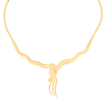 Waves Bridal Collection Gold Necklace
