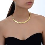 Waves Bridal Collection Gold Necklace - Image 2