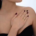 Waves Bridal Collection Gold Ring - Image 2