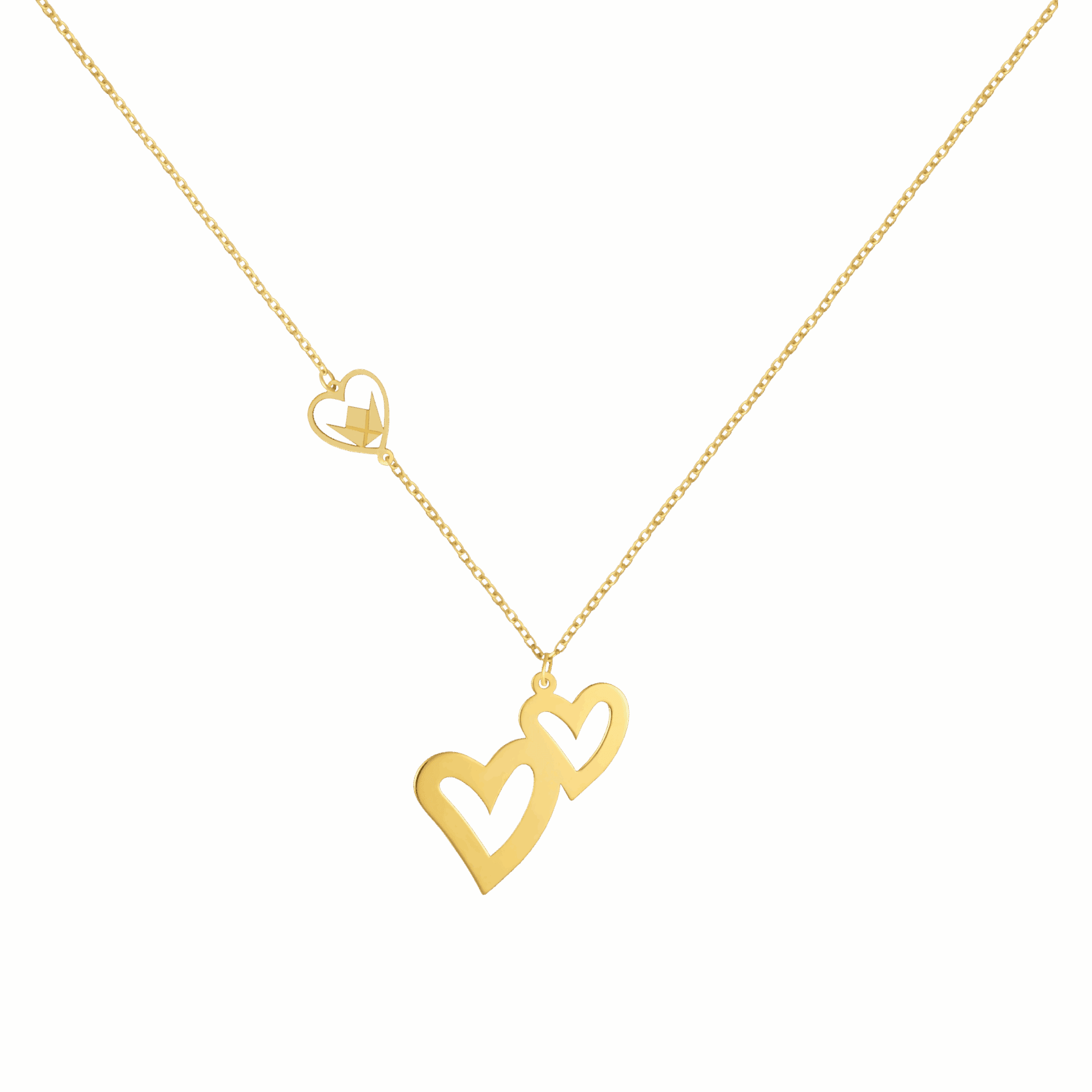 FCPOTW7354DGA02AP000Y Heart Gold Necklace - Image 1