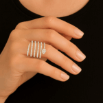 Snake Diamond Ring - Image 2