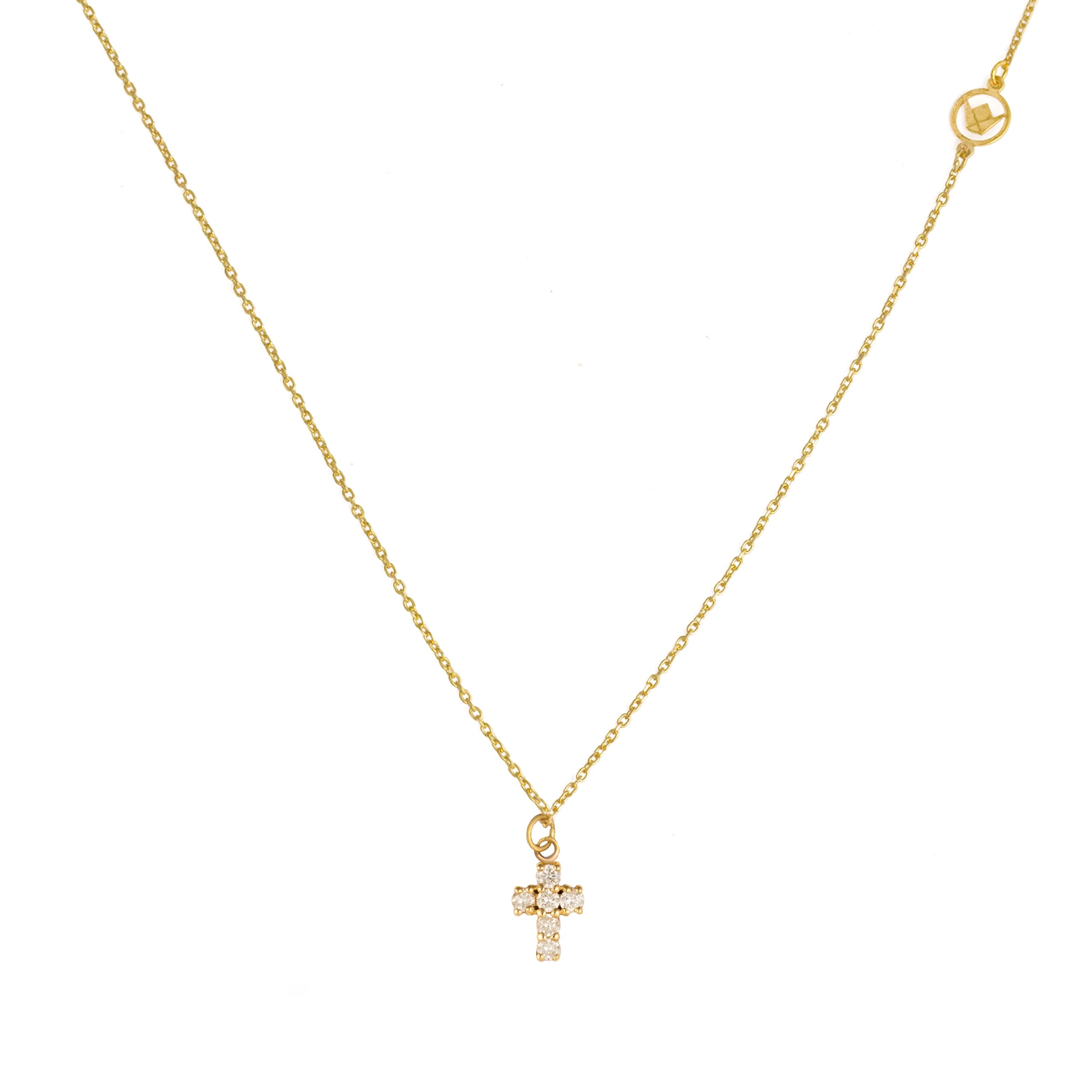 FDCOTW2405BT2FA0EDRSY Cross Diamond Necklace - Image 1
